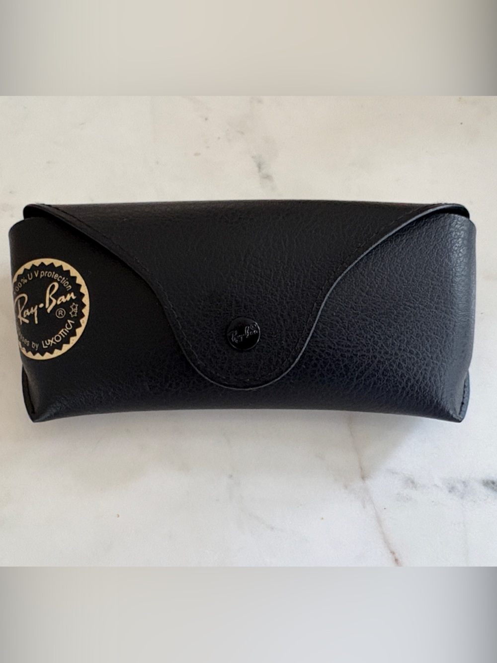 Ray-Ban Black Leather Sunglasses Case